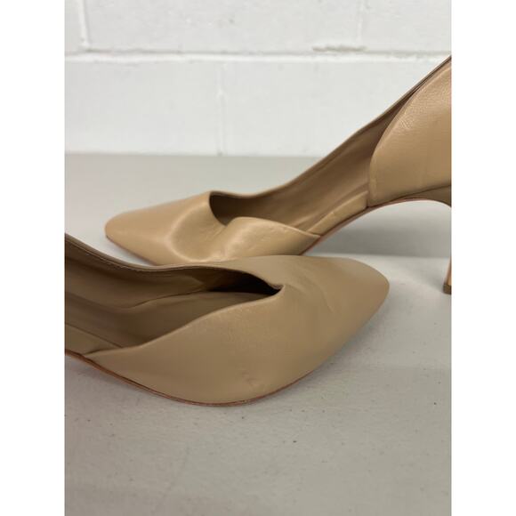 Vince sz9 tan Tiana Square Toe Leather Pumps in Cappuccino - Picture 5 of 5